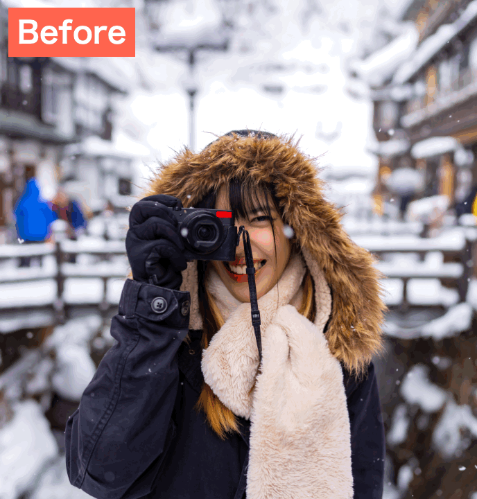 BeautyPlusで白加工