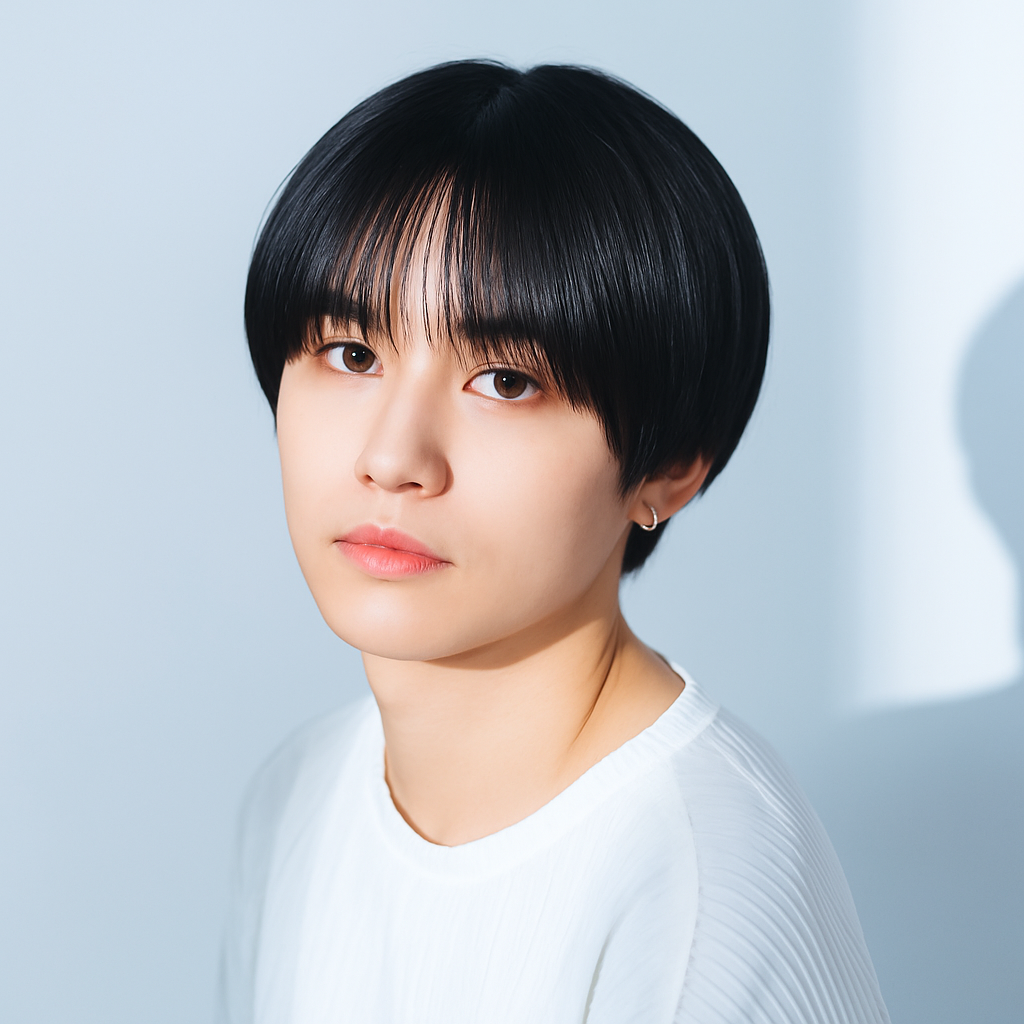 シースルーマッシュのメンズ髪型24...