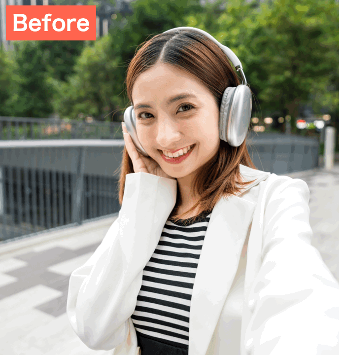 BeautyPlusで画像の色を変えた画像