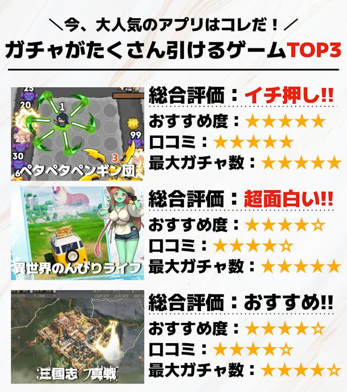 ガチャがたくさん引けるゲームTOP3.png