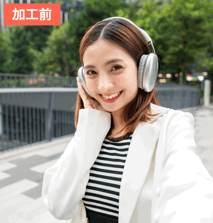 BeautyPlusでプロフィール画像を作成した画像