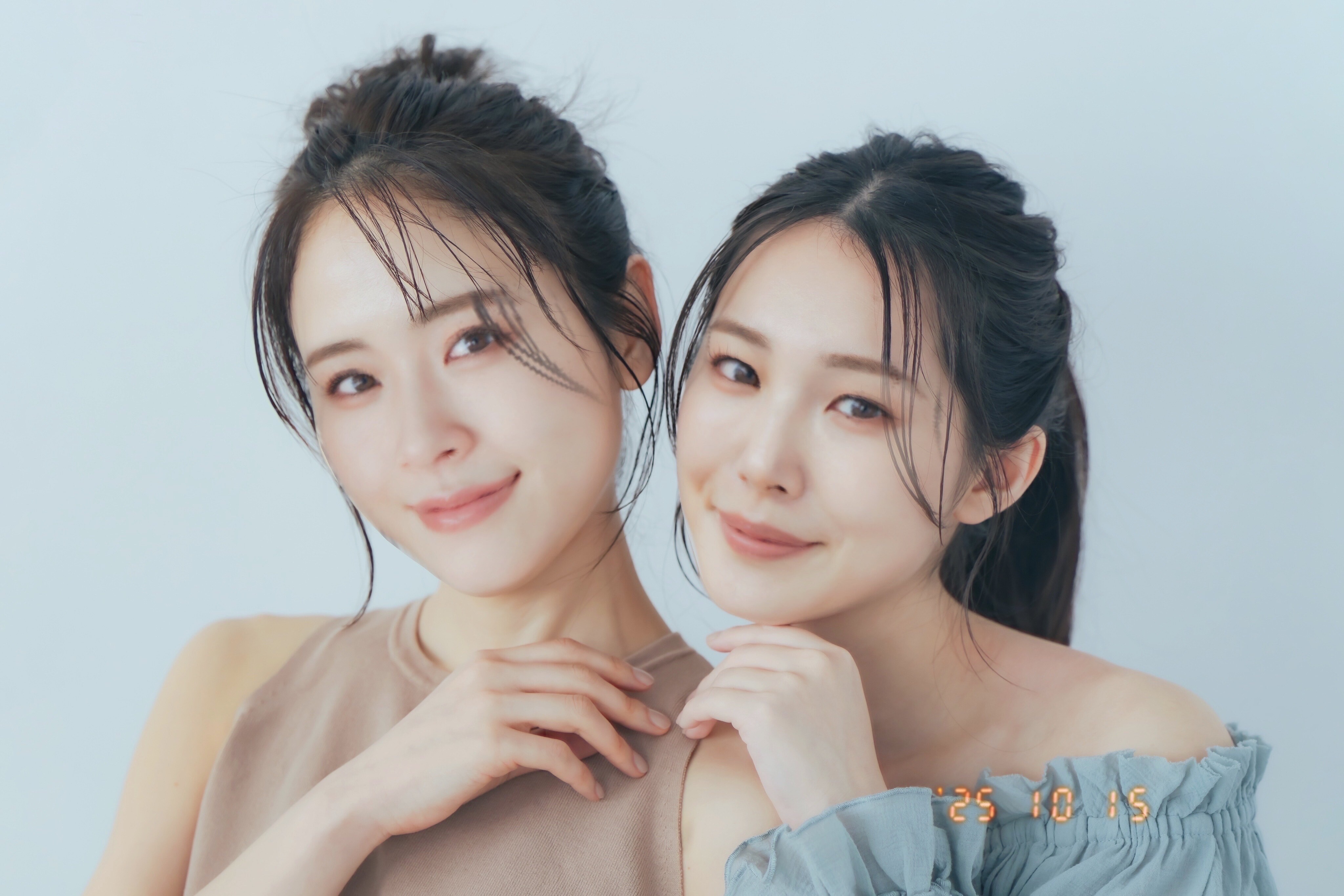 SNOWでタイムスタンプを付けた画像