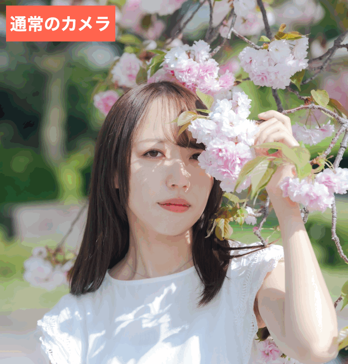 BeautyPlusのフィルターで撮影した画像