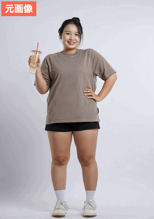 BeautyPlusで痩せた自分をシミュレーションしてみる