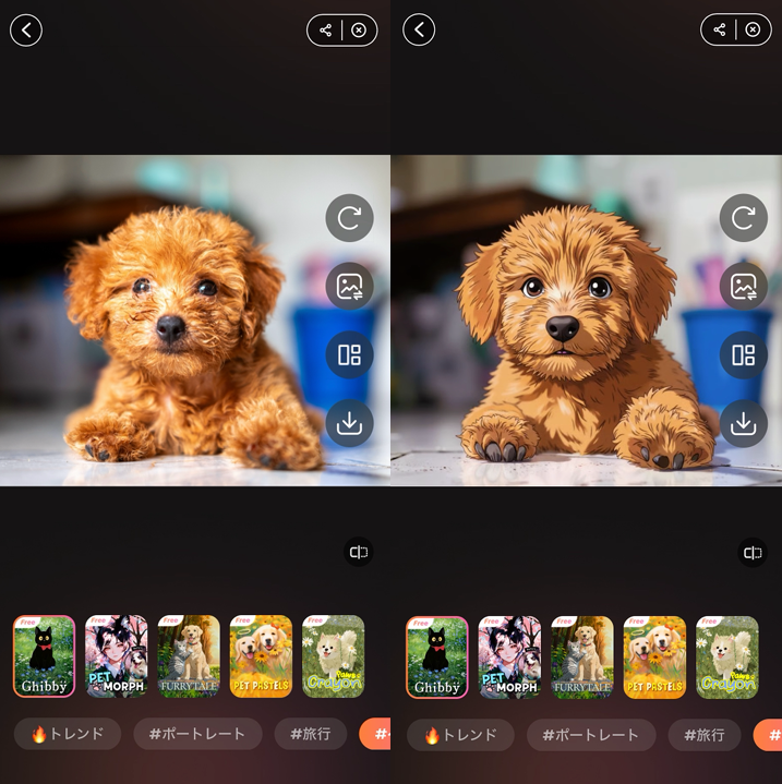 ペットをイラスト化する方法④