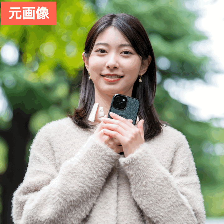 BeautyPlusでエフェクト加工してみた