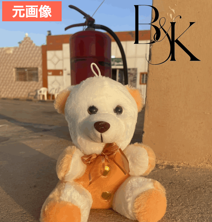 BeautyPlusでロゴを切り抜いた画像