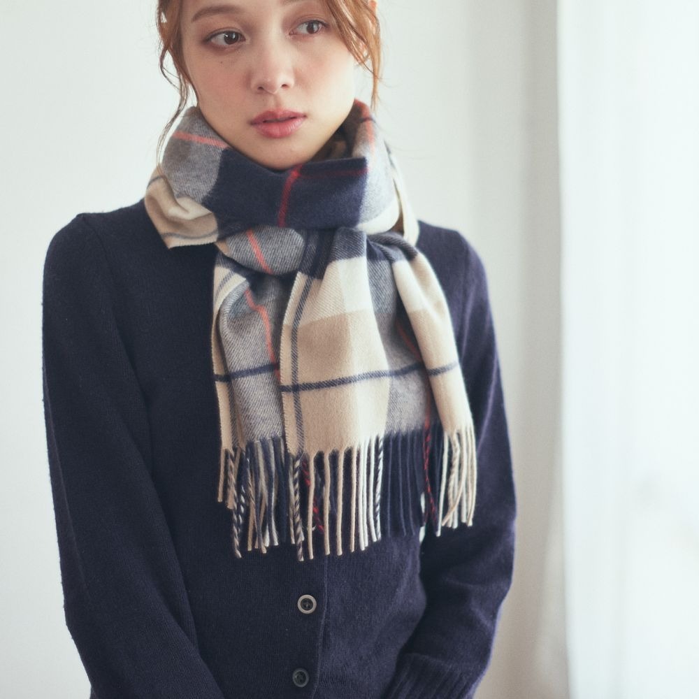 シナモンのチェックマフラー_.jpg