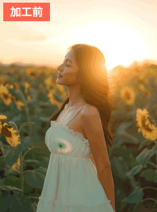 BeautyPlusでレトロな雰囲気に加工した画像