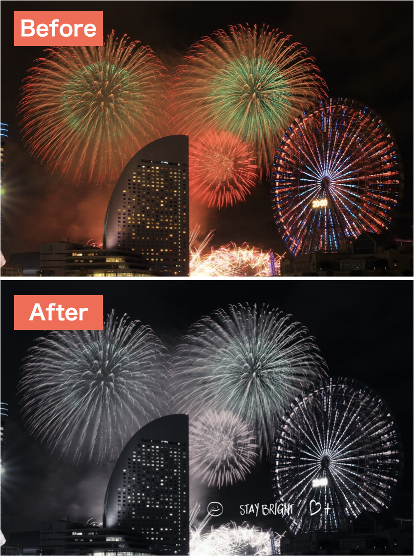 BeautyPlusで加工したヘッダー画像