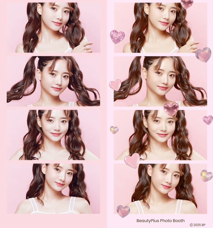 BeautyPlusで韓国風プリクラの加工をしてみた