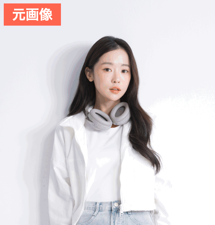 BeautyPlusでAI加工をした画像