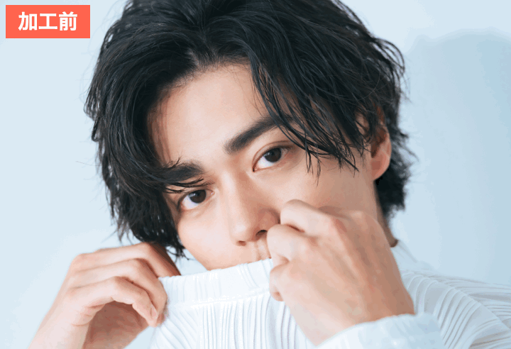 BeautyPlusでジャニヲタ加工をした画像