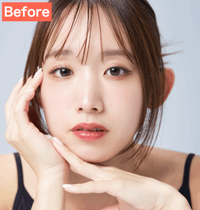 BeautyPlusで目に光を入れる方法