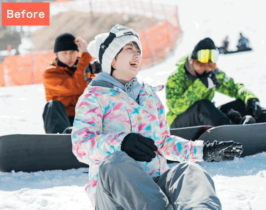 BeautyPlusで不要なものを消してみた