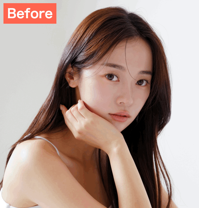 AIフィルターを使った可愛い加工例