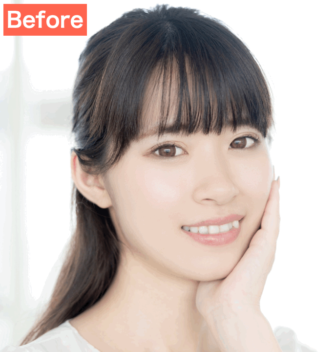 SODAでリップ加工をした画像