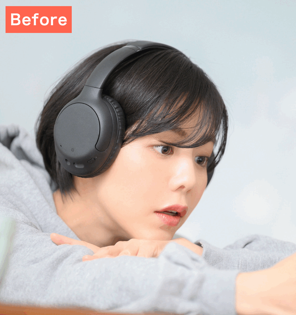 BeautyPlusで口を閉じる加工をしてみた