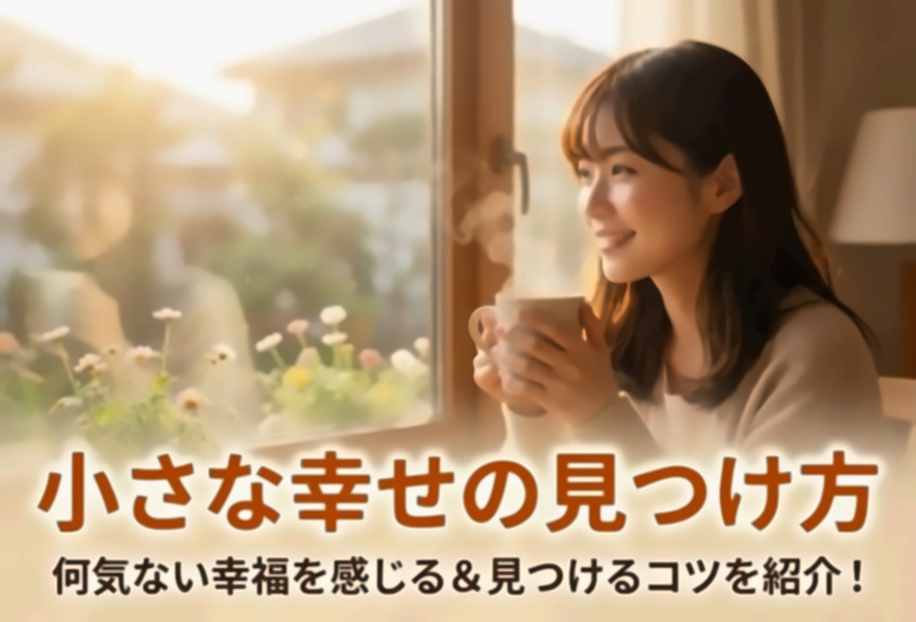小さな幸せの見つけ方。何気ない幸福を感じる＆見つけるコツを紹介
