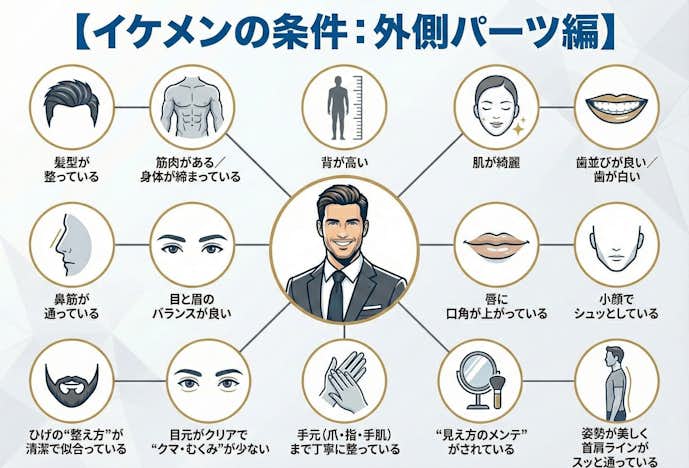 イケメンの条件で外見編.jpeg