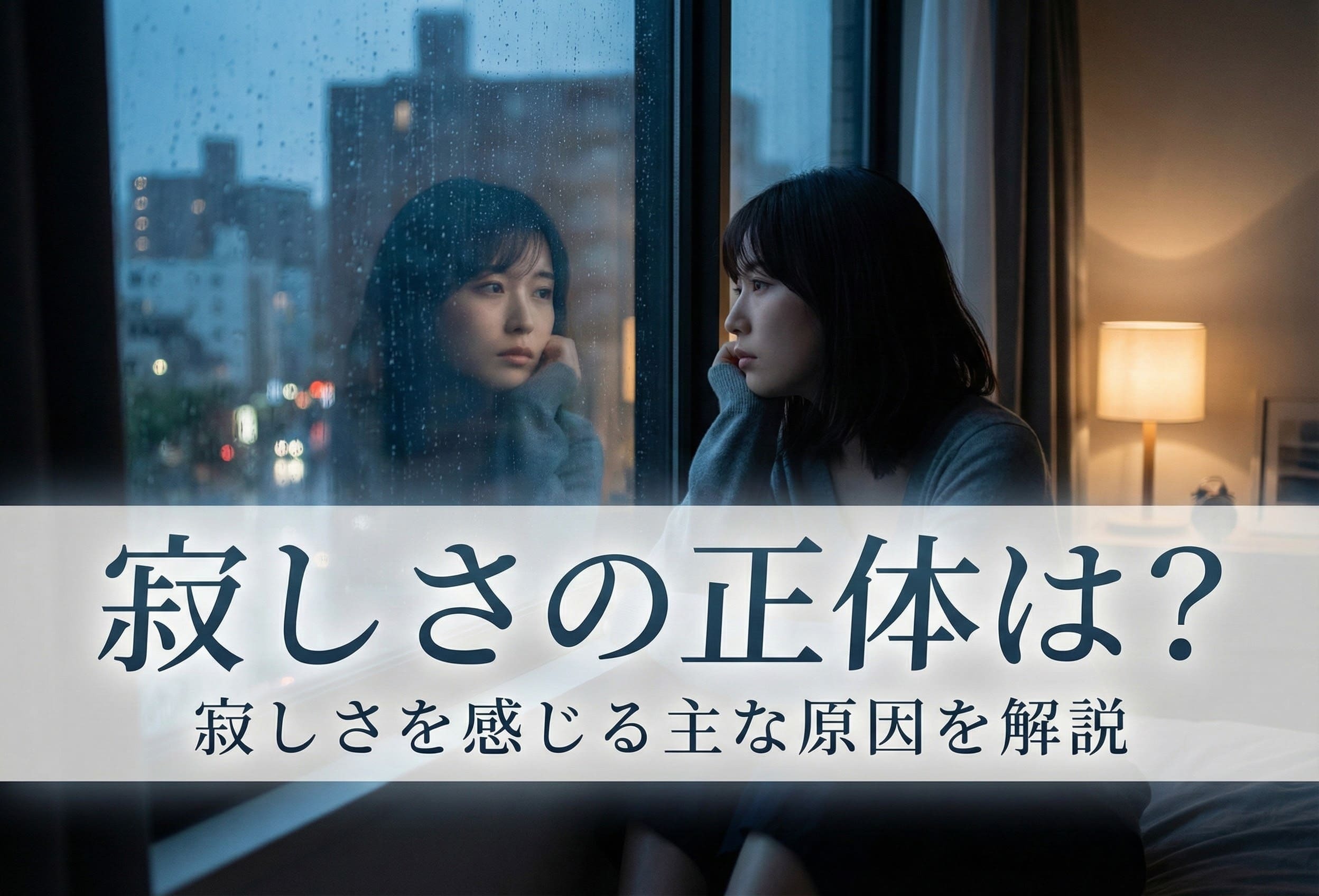 寂しさの正体は？寂しさを感じる主な原因を解説