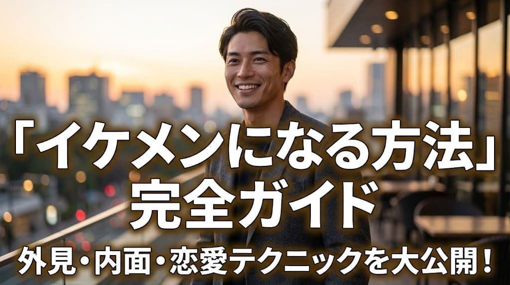 自分で作れる！イケメンになる方法を大公開