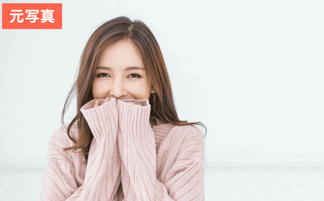 BeautyPlusでAI雪加工をしてみた