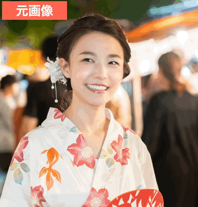 BeautyPlusで自分の写真をディズニー風に加工した画像