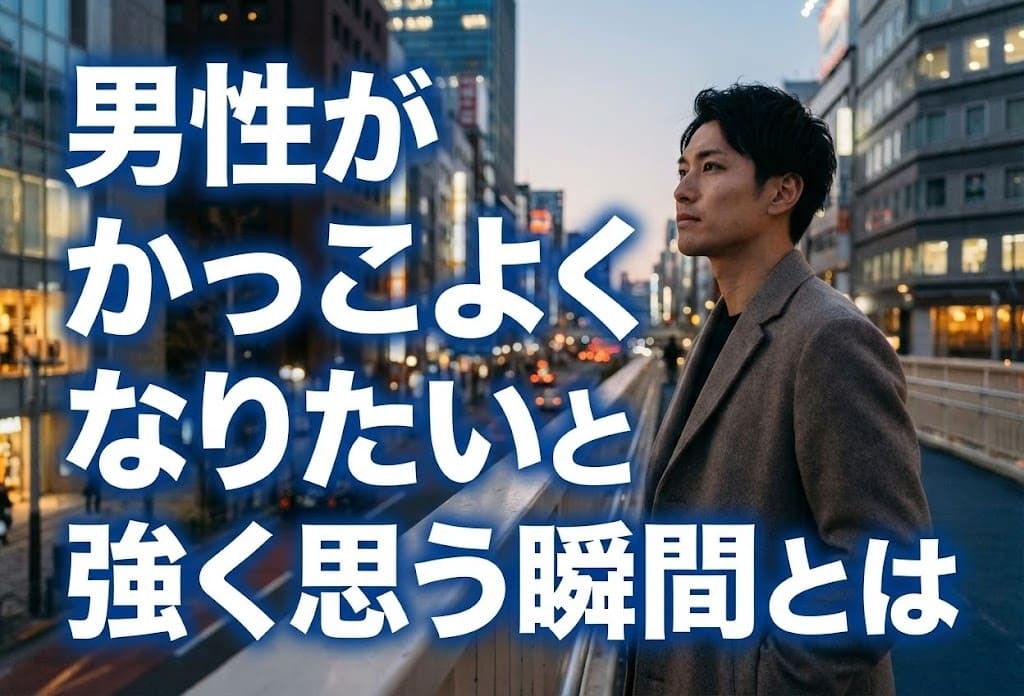 男性がかっこよくなりたいと強く思う瞬間とは