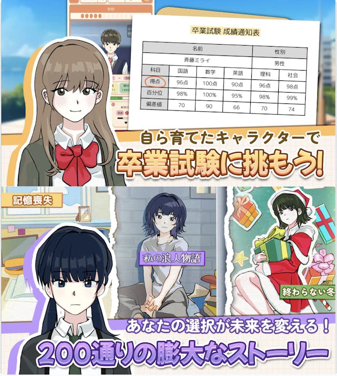 目指せ難関大!戦略的高校生活シミュレーターの詳細画像