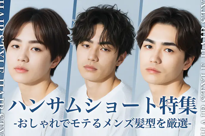 ハンサムショートのメンズ髪型32選。似合う人の特徴とセットのやり方も解説!