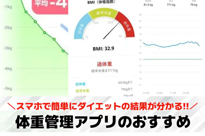 体重管理アプリのおすすめ18選。ダイエットに役立つ人気アプリを解説