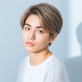 アッシュベージュ　クラウドマッシュ