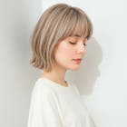 ミルクティーベージュの髪色12選。明るめ暗...