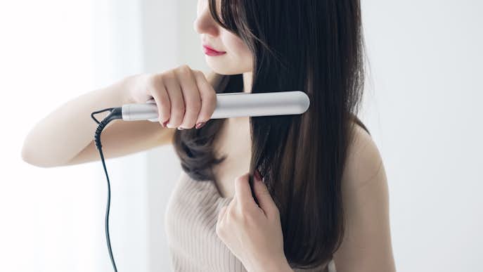 6. ヘアアイロンは150〜160℃で短時間で仕上げる