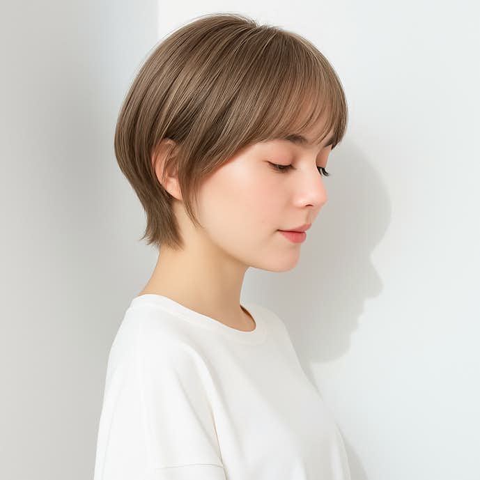 40代におすすめのミルクティーベージュの髪色20選。明るめ暗めのヘアカラー色見本を大公開!