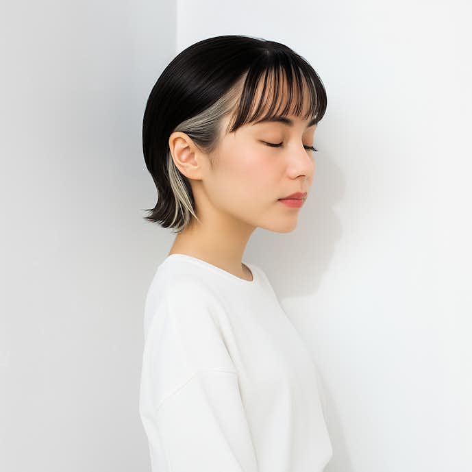 ベージュインナーカラースタイル