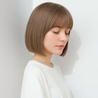 ミルクティーベージュのボブスタイル21選。...
