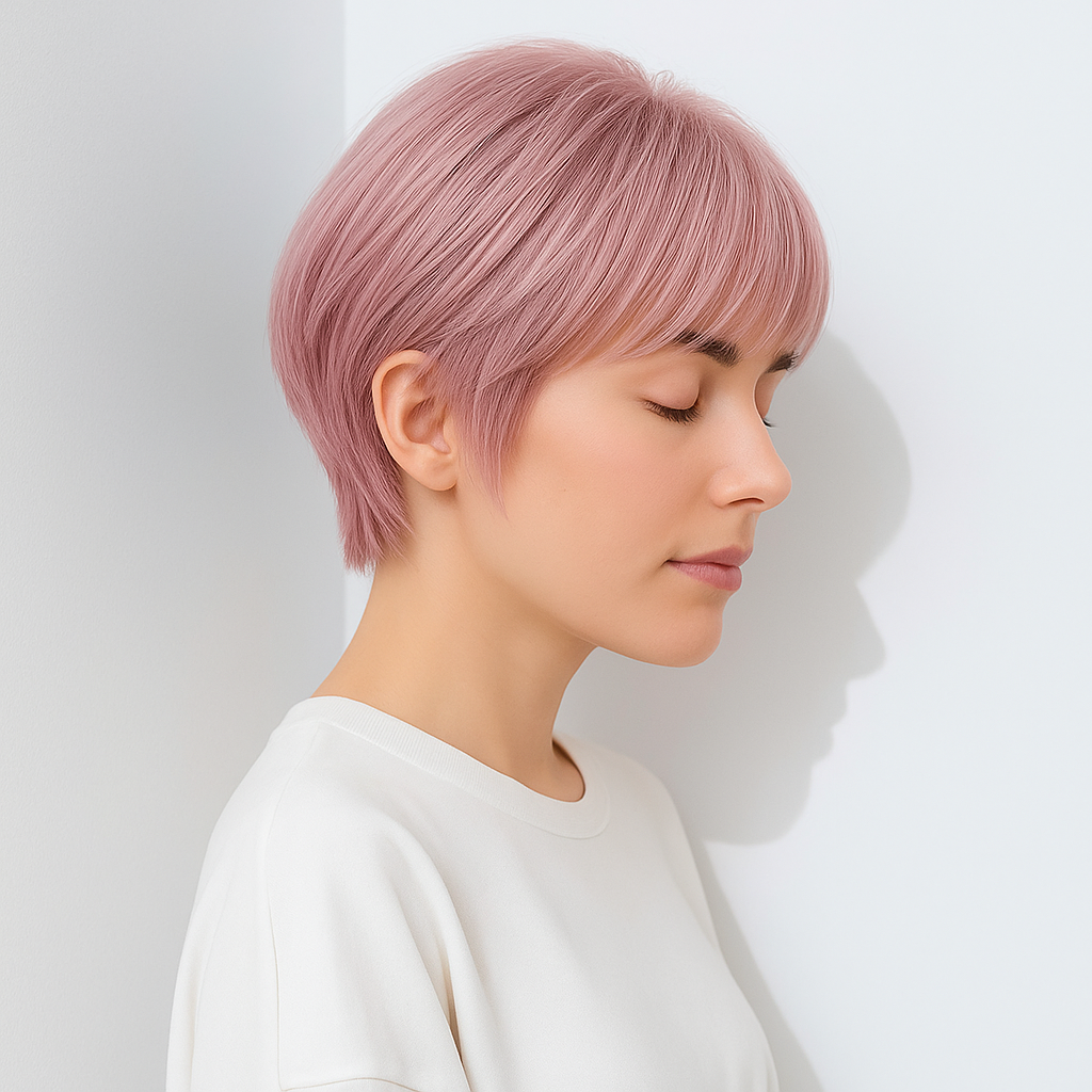 ミルクティーピンクの髪色25選。明るめ暗めのヘアカラー色見本を大公開