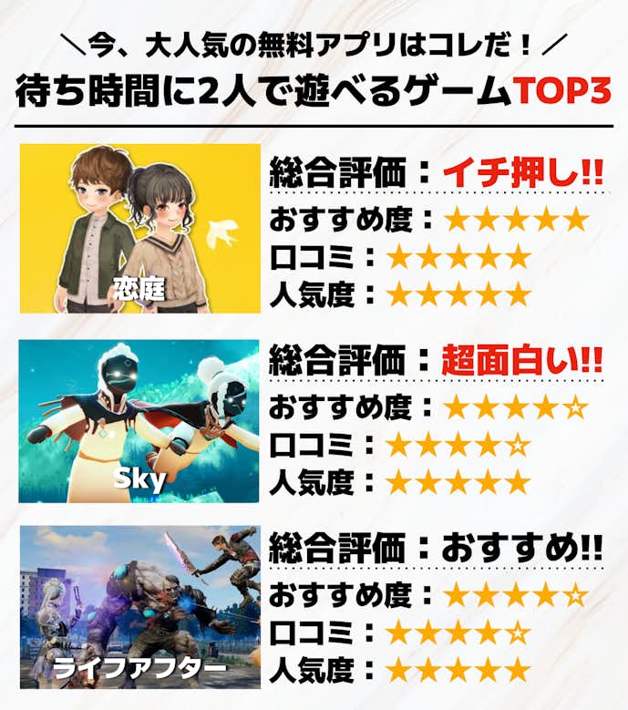 待ち時間にぴったりな2人で遊べるゲームアプリTOP3.png