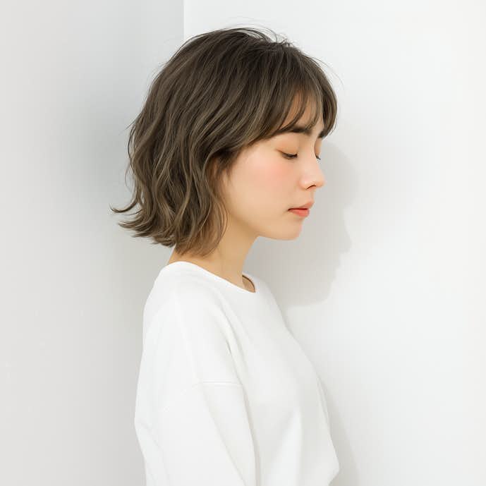 ダークグレージュの髪色17選。暗めの黒髪風ヘアカラー色見本を大公開!
