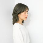 カーキグレージュの髪色17選。明るめ暗めの...