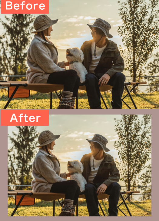 LINE Cameraで画像にフチをつけてみた