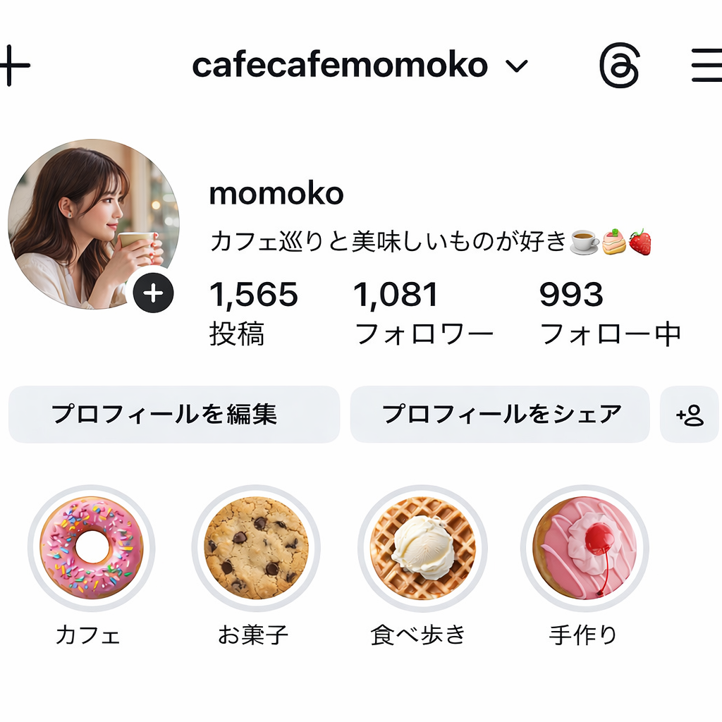 EPIKでインスタのハイライトアイコンを作成した画像