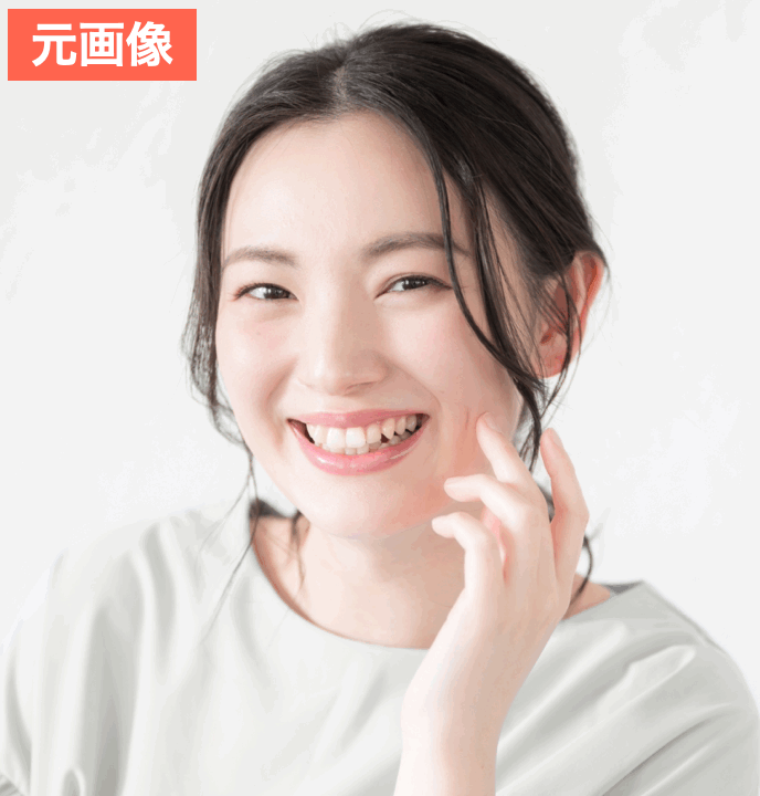 SNOWで面白いフィルターを使用した画像