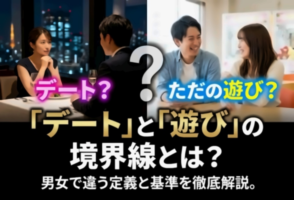 デートの定義とは。男女で意味＆基準が変わる「デート」と「遊び」の違い