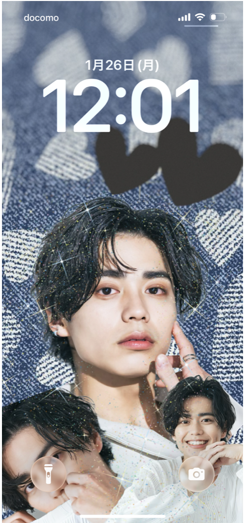 BeautyPlusで世界観が完成する雑誌風スクラップ加工をした画像