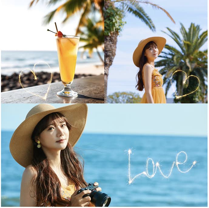 SNOWで写真をコラージュして1枚にした画像