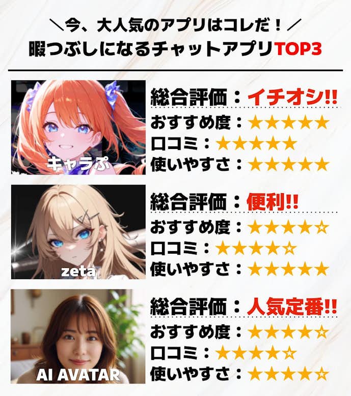暇つぶしになるチャットアプリTOP3.jpg