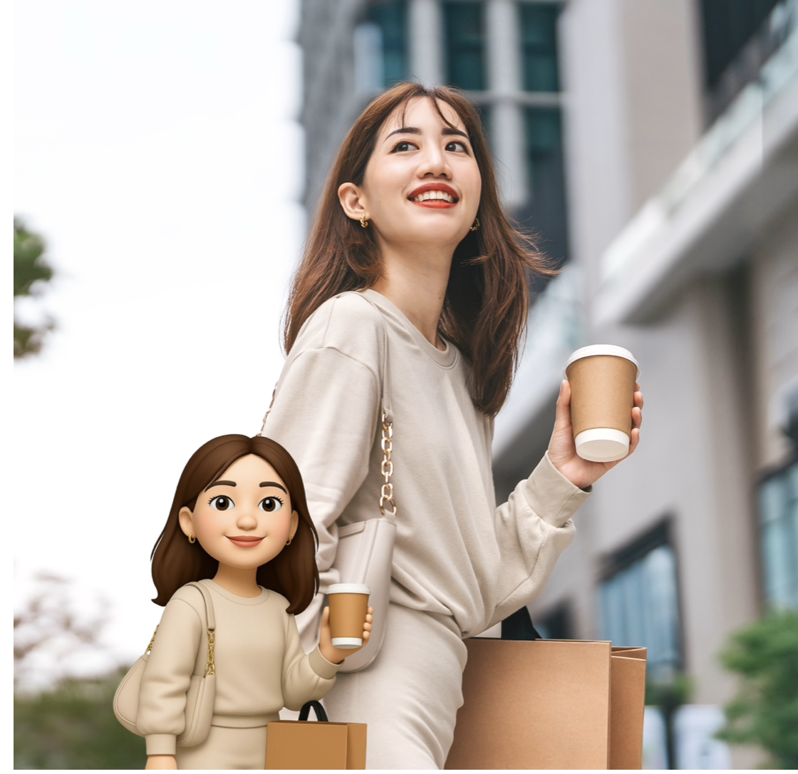 BeautyPlusでミー文字を自動作成した画像